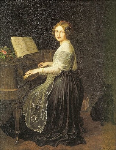 Jenny Lind 1845 by Louis Asher 1804-1878  Location TBD
